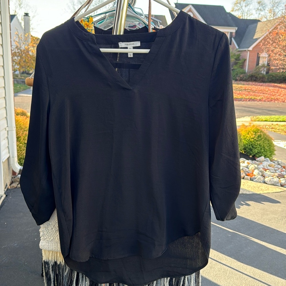 Black dressy shirt